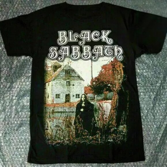 Other - Retro Style Black Sabbath First Album T-Shirt, Unisex Black Tee Gift For Fans